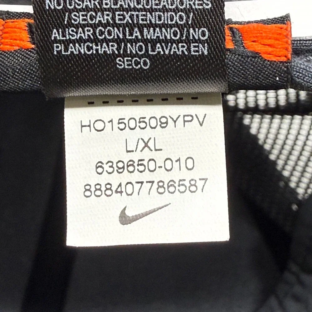 Nike Golf Pronghorn Flexfit Trucker Hat Mens L/XL Black Mesh Back Cap 639650-010